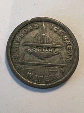 "SAMPSONS ICE CREAM SODA WATER" (civil war era pictorial) BOSTON, MASSACHUSETTS