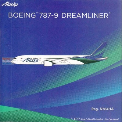 NGM55162 1:400 NG Model Alaska Airlines B787-9 Reg #N784HA