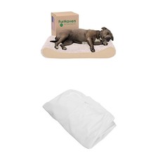 Furhaven dog bed Luxe Lounger Cream, Large W/same size waterproof liner