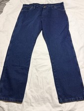 Men's Wrangler Cowboy Cut 13 MWZ Pro Rodeo Blue Denim Jeans 42 x 34 Original Fit