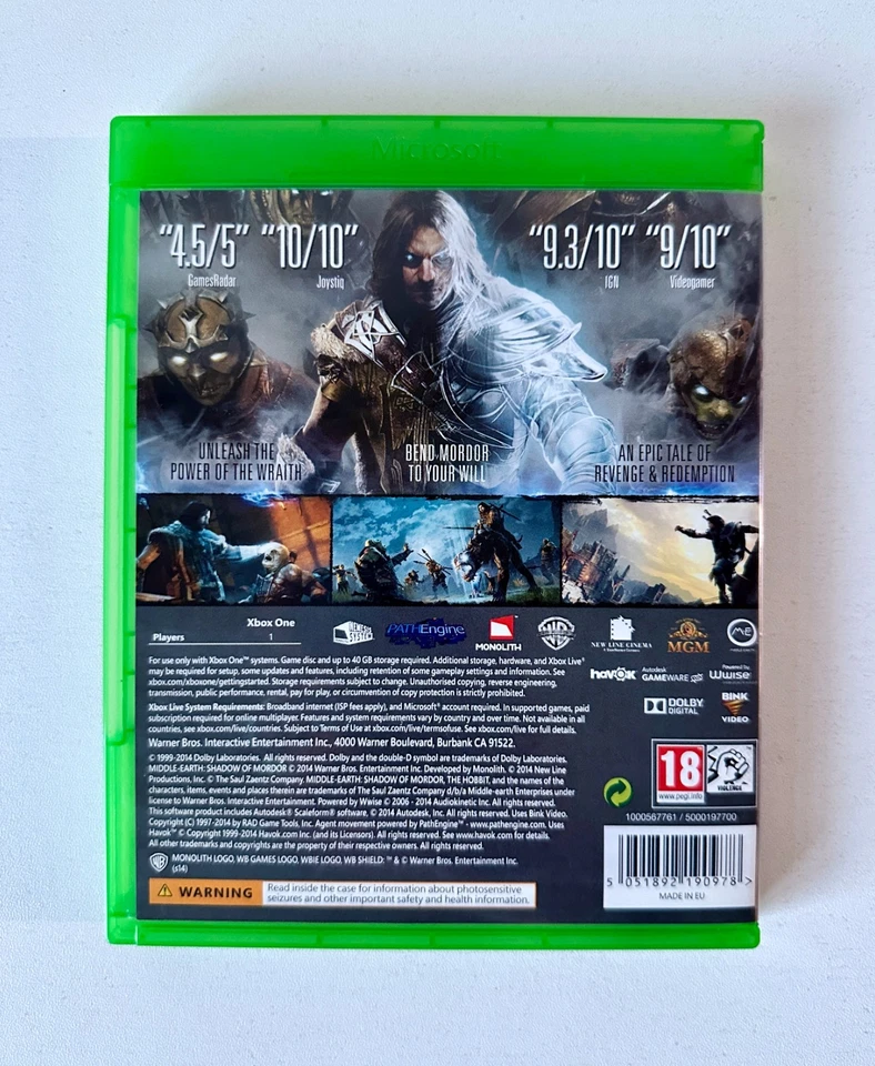Middle Earth Shadow Of Mordor Game of The Year Edition Xbox One/S/ X/Series X - Imagem 2 de 4