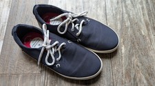 Sperry Boys Size 4M Bodie washable boat shoes sneaker navy white gray shoes