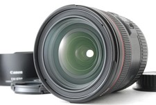 Top MINT w/ Box Case Hood Canon EF 24-70mm f/4L IS USM Zoom Lens From JAPAN