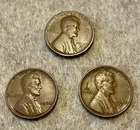1935 P D S Lincoln Wheat Penny 3 coin Set FREE SHIPPING.