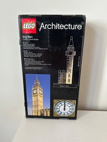 LEGO ARCHITECTURE Big Ben Good Condition Complete w Box & Instructions Set 21013