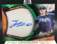 2018 Topps Tribute - SEAN NEWCOMB - Green Autograph SP - #d/99 - BRAVES