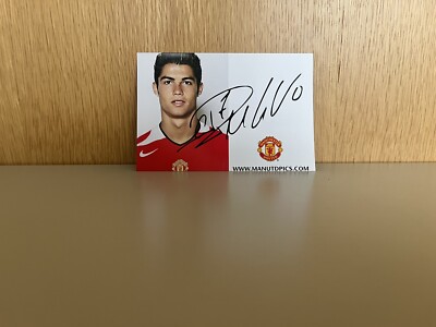Cristiano RONALDO x Manchester United - Repro Autogramm 10.5x14.8 Nr.1