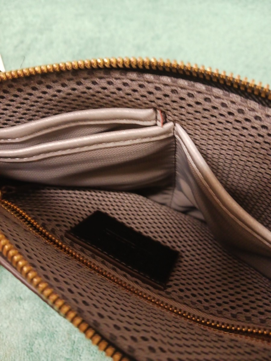 G.I.L.I. Black Pebbled Leather Clutch Bag Purse soft leather G.I.L.I. Black Pebbled Leather Clutch Bag Purse soft leather