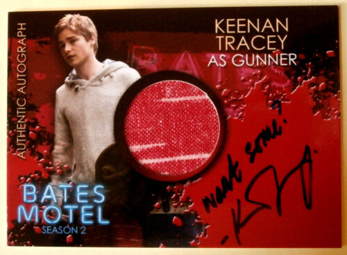 BATES MOTEL - KEENAN TRACEY as Gunner "Want Some?" Costume + Autograph - CAKT - Picture 1 of 6
