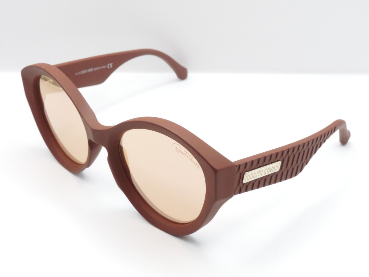 ROBERTO CAVALLI MONTECRISTO 1099 49G CAT EYE SUNGLASSES RED 