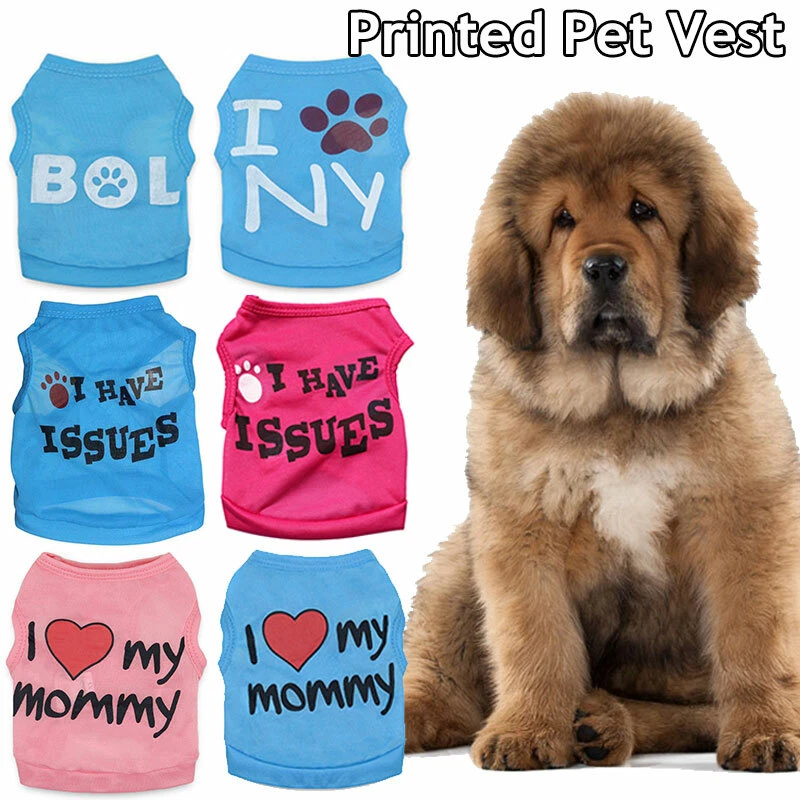 Cute Pet Cat Small Dog T Shirts Clothes for Puppy Chihuahua Summer Cotton Vest✲ - Image 4 of 4