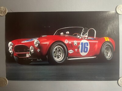 1963 Ford Shelby Cobra Roadster Aufdruck, Bild, Plakat - Selten! Awesome Rahmbar