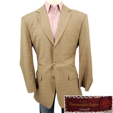 Ermenegildo Zegna Trofeo Mens Blazer Size 44R Sport Coat Australian Wool Suit