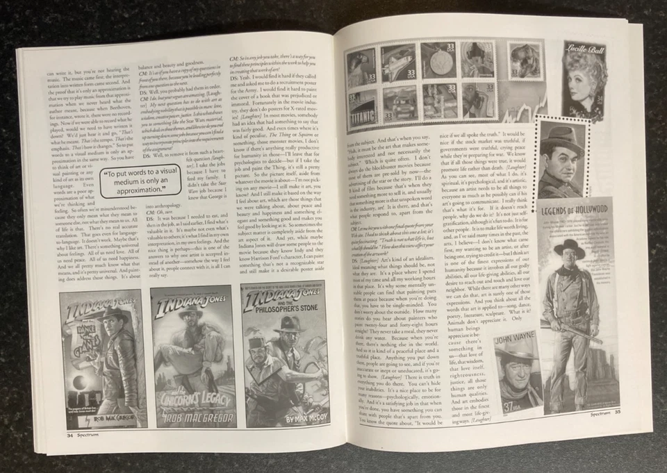 SPECTRUM Tv Film MAGAZINE #35 Sept 2004 includes 12 page Drew Struzen Interview - Image 4 of 4