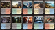 10 Gain Life Lands  from random sets dual land NM Commander EDH Magic MTG  CNY