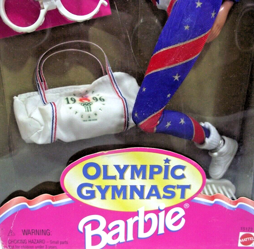 Barbie Mattel Edición Especial Gimnasta Olímpica Atlanta 1996 Juegos - Imagen 4 de 10