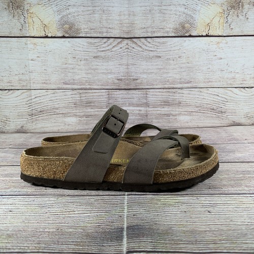 Sandali Birkenstock Mayari donna 5 36 marroni con passanti invecchiati - Foto 7 di 11