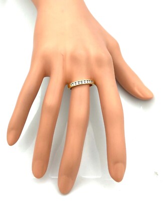 Bague En Or 18 Carats Avec Diamants - 0,45 Ct - 3,40 G - Style Cocktail - Occasion