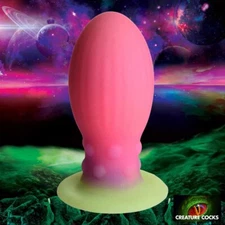 Creature Cocks: Xeno Egg Glow in the Dark Silicone Egg - XL ---FREE SHIPPING!!!