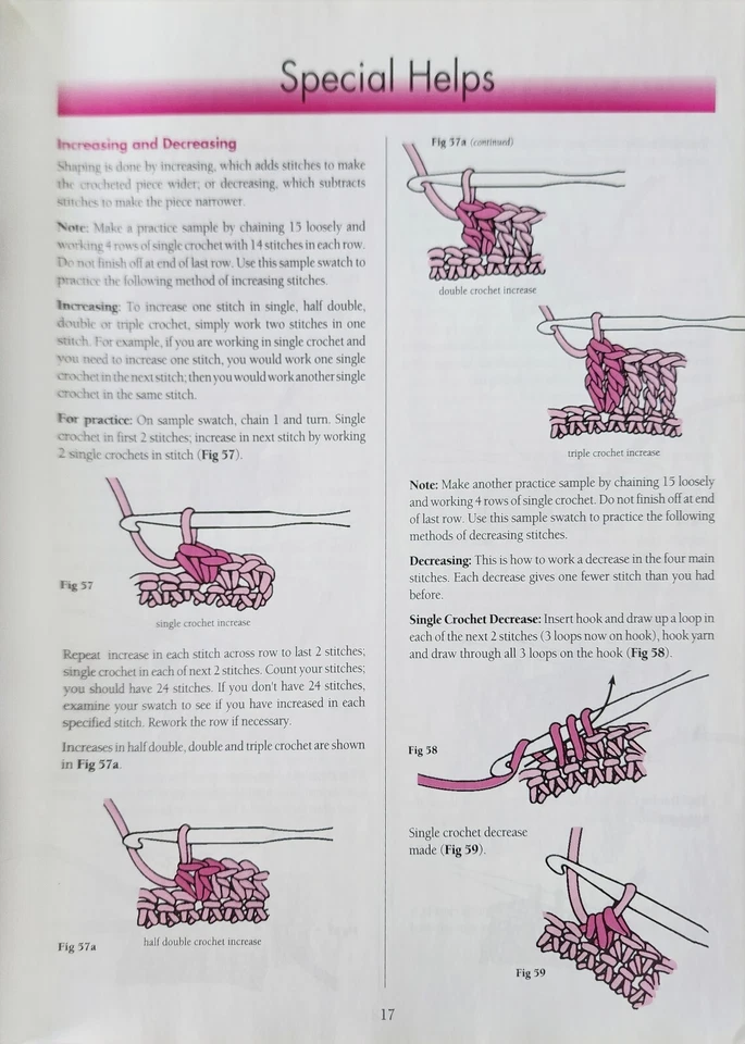 Learn To Crochet In Just One Day Sampler Crochet Patterns By ASON - Image 2 of 3