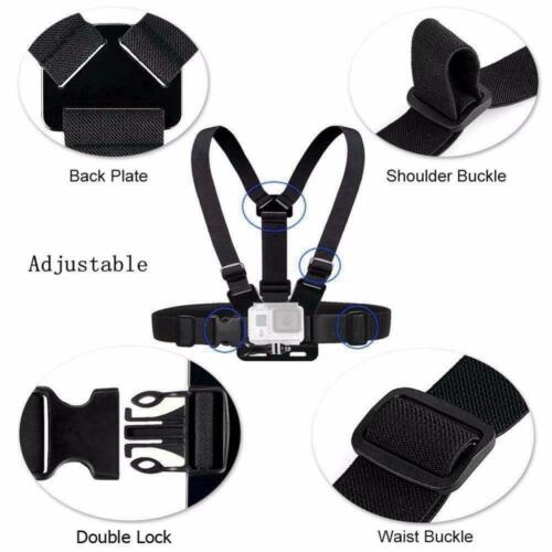 Chest Strap Adjustable Harness Mount for GoPro HERO 3 4 5 6 7 8 9 10 Camera - Picture 1 of 3