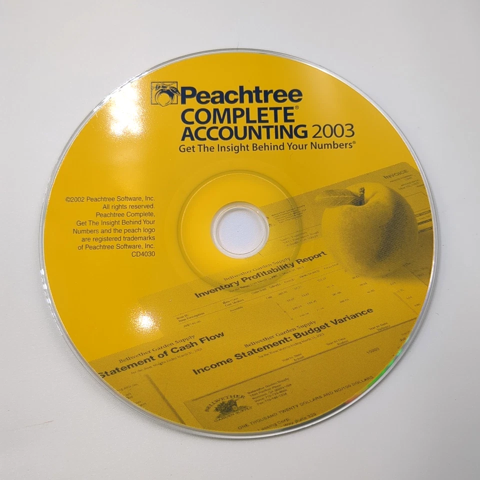 Peachtree Complete Accounting 2003 W/ Serial #, Customer ID & Registration No - Image 3 of 4