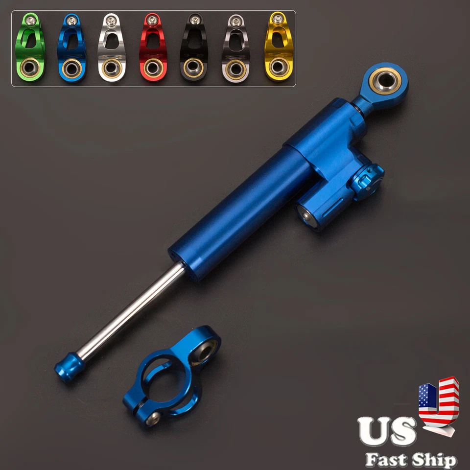 Amortiguador de dirección universal CNC estabilizador lineal invertido control seguro Foto 2 de 4