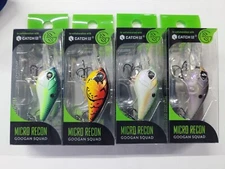 New Googan Squad Micro Recon 1/8 Oz Rattling Crankbait 2 - 4 Feet Lot of 4