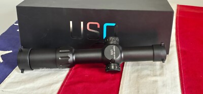 USO US Optics TS-6X 1-6x24 SFP Rifle Scope Red Dot Illuminated