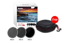 Haida NanoPro MC Ultra Slim ND Filterset 8x, 64x, 1000x und Filtertasche