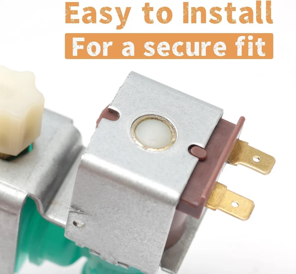 Nueva válvula de entrada de agua para refrigerador Whirlpool genuina de caja abierta WPW10238100 Foto 3 de 4