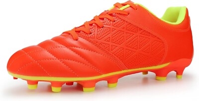 Hawkwell Men's Big Kids Athletic Outdoor Professional Firm Ground Soccer 10.5