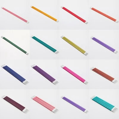 Knit Pro Zing Nadelspiel - Aluminium Sockenstricknadeln 15cm & 20cm alle Größen