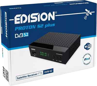 EDISION Proton S2 Plus   Full HD Satelliten-Receiver (FTA) | DVB-S2