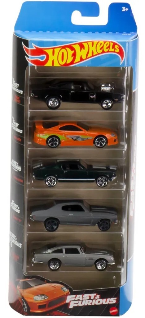 Hot Wheels | 2023 Fast & Furious 5 Pack Box Set | Supra | Syd New