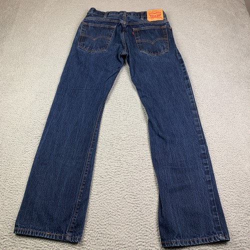 Levi’s 517 Jeans Men’s 32x34 Bootcut Blue Denim USA Dark Wash Y2K Western Style