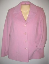 Tribal - Ladies Size 4 - Pink Cashmere - Lined Jacket - Made In Bulgaria