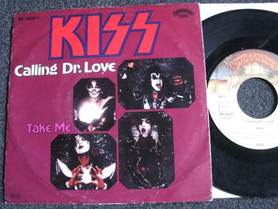 KISS-Calling Dr. Love 7'' Vinyl-1976 Germany-Casablanca BF 18520