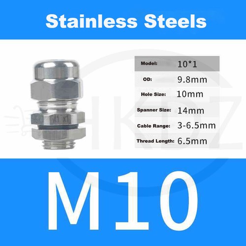 Kabelverschraubung PG7-PG63 Metrisch Metal Verschraubung M10-M100 Edelstahl IP68 - Bild 59 von 118