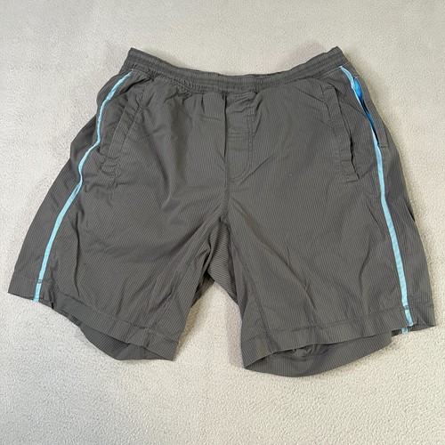 Lululemon Pacebreaker Shorts Men's M 28" Gray 8" Lined Drawstring Athletic