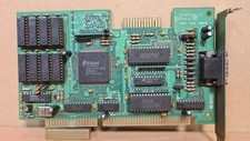 TRIDENT TVGA8900C HNG8916CX248LC2 ISA Video Graphics Card from 386 Computer