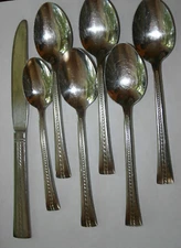 Mixed Lot of 7 pcs Cuisinart NEWPORT TWINE 18/10 Stainless Steel Flatware