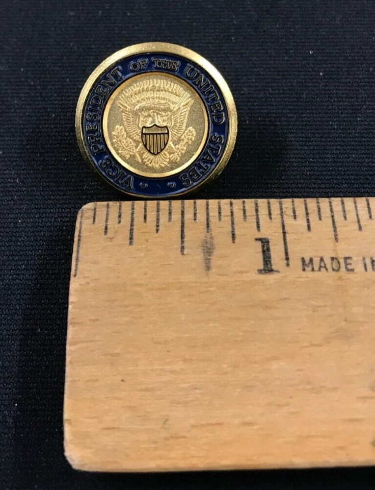 De Colección Al Gore U.S. Vicepresidente Sello Oficial Esmalte Pin 3/4" con Original Caja WOW! Foto 3 de 3