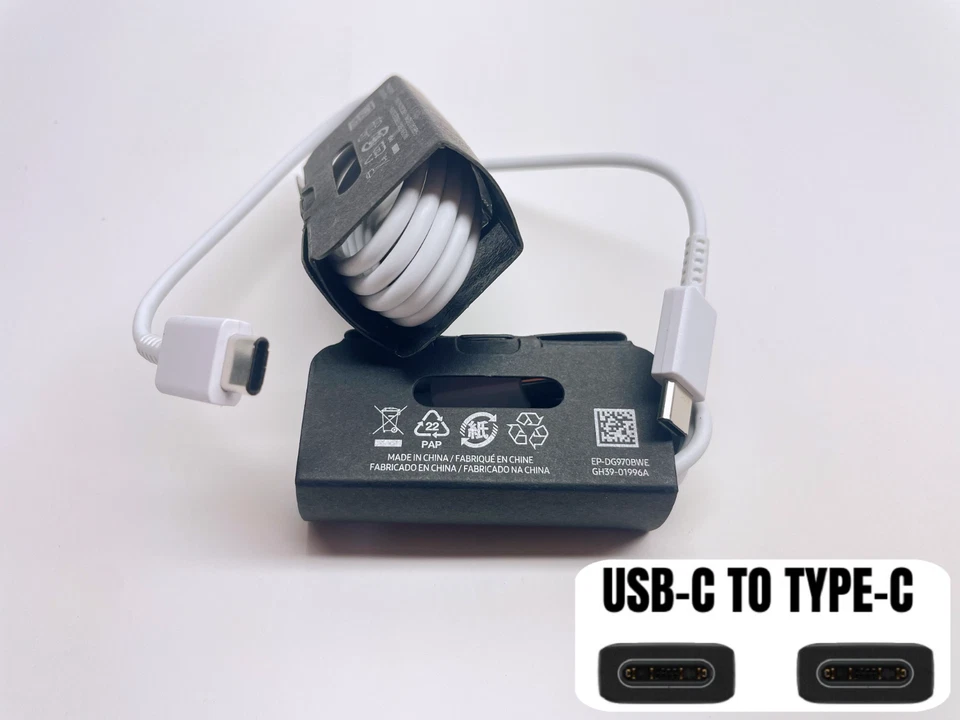 LOTE PD USB-C a Tipo-C Cable para OEM Samsung S10 S20 Cargador Rápido Cable de Carga Foto 3 de 4