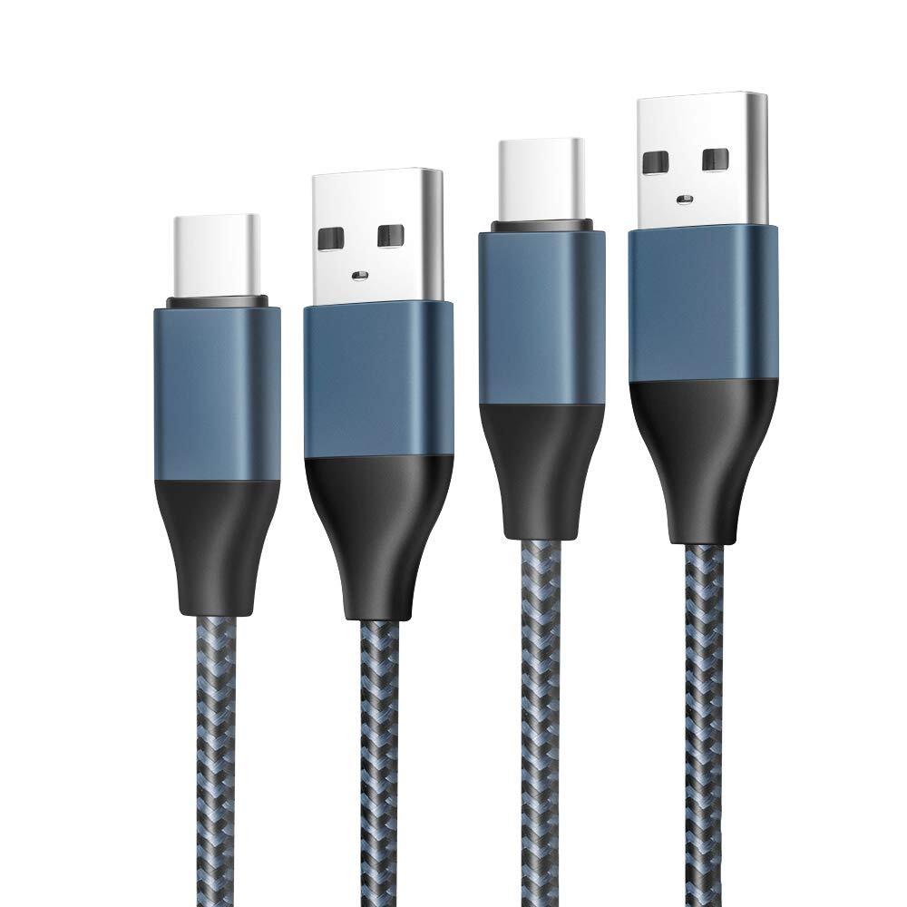 2-Pack 10ft USB-C Fast Charging Cable for Samsung Galaxy Tab S9/S8/S7/S6 Lite & More