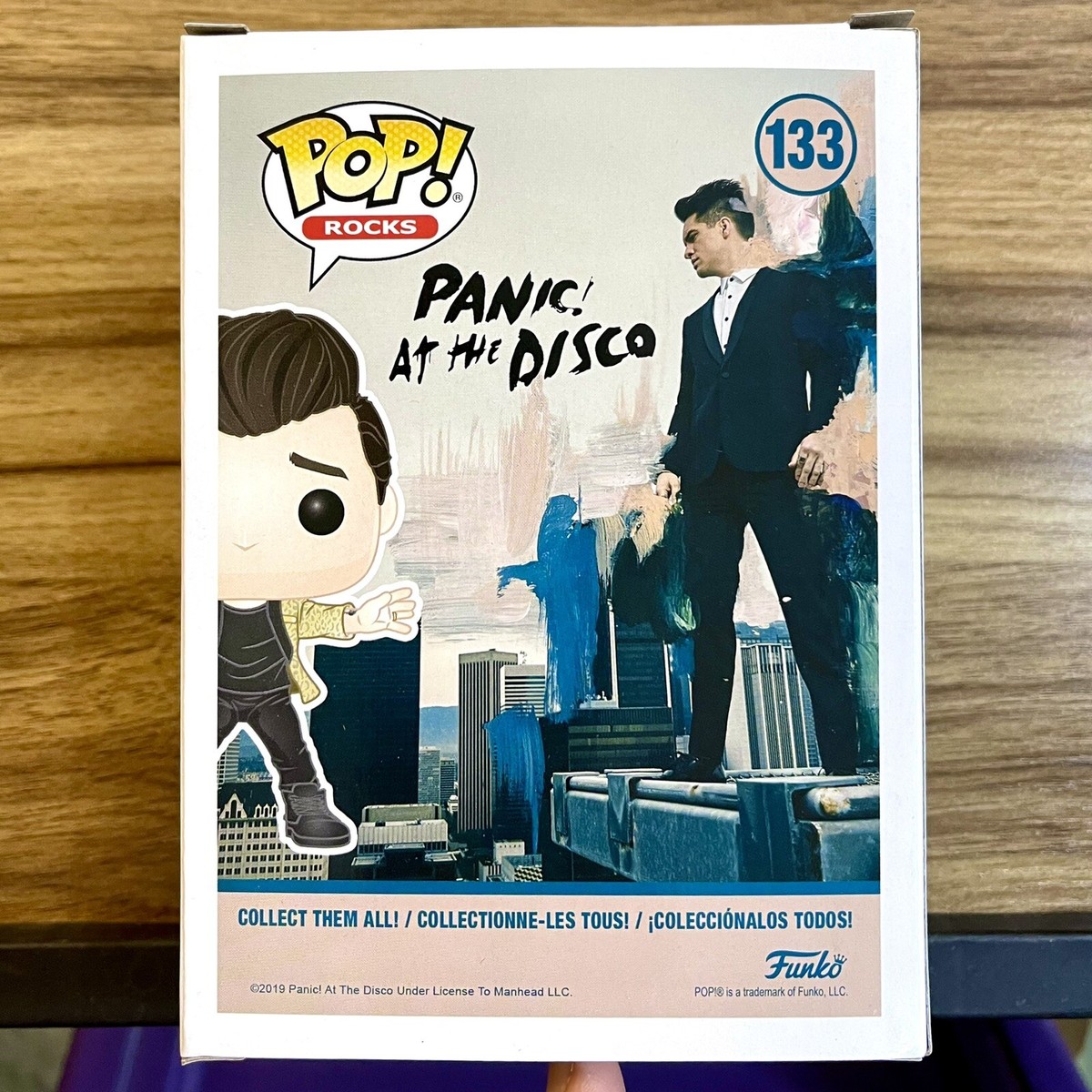 Metallic Brendon Urie Funko Pop! #133 Hot Topic Exclusive Panic At
