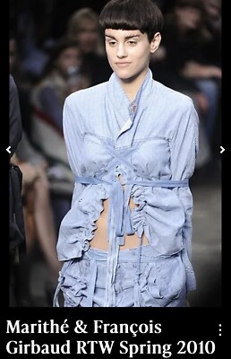 marithe francois girbaud 2010ss Runway Denim Jacket XS