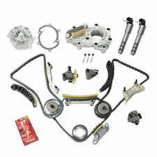 Timing Chain Kit Oil Pump Water Pump VTC Solenoid Fit 07-16 Cadillac Suzuki 3.6L
