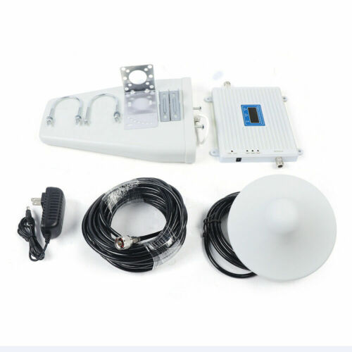 Repeater 900/1800/2100 3G 4G Signal Booster phone Amplifier Kit GSM DCS Tri Band - Photo 11 sur 11