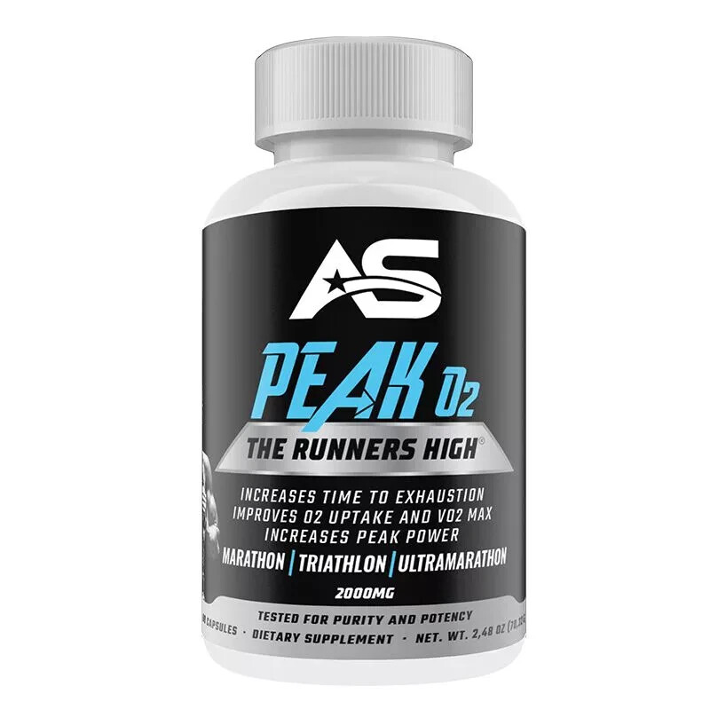 American Supps Peak O2 Runners High 2000mg - 60 cápsulas